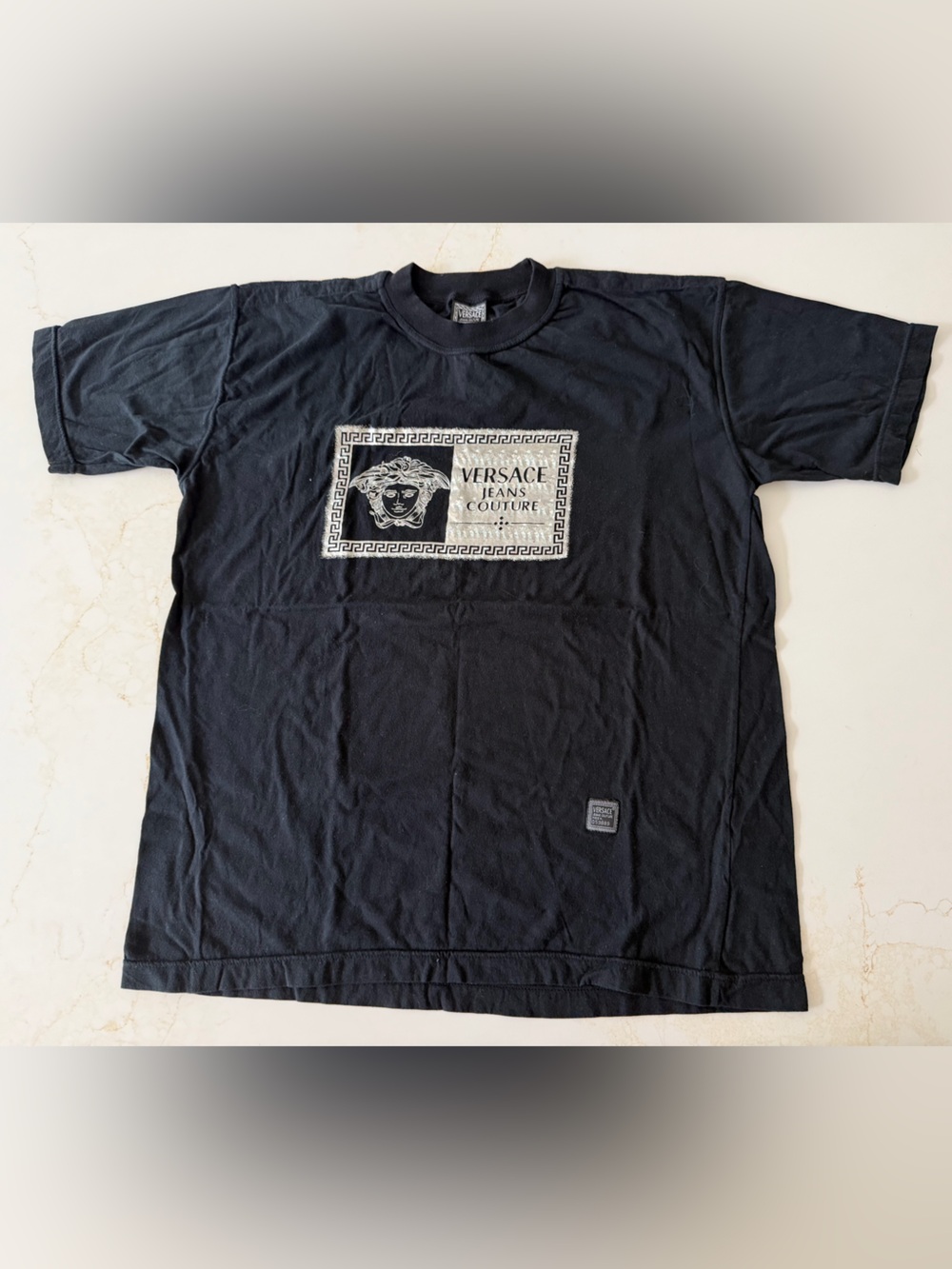 Versace Jeans Couture black / silver t-shirt